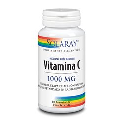 Solaray Vitamina C 1000 Mg 100 Tabletas - unisex