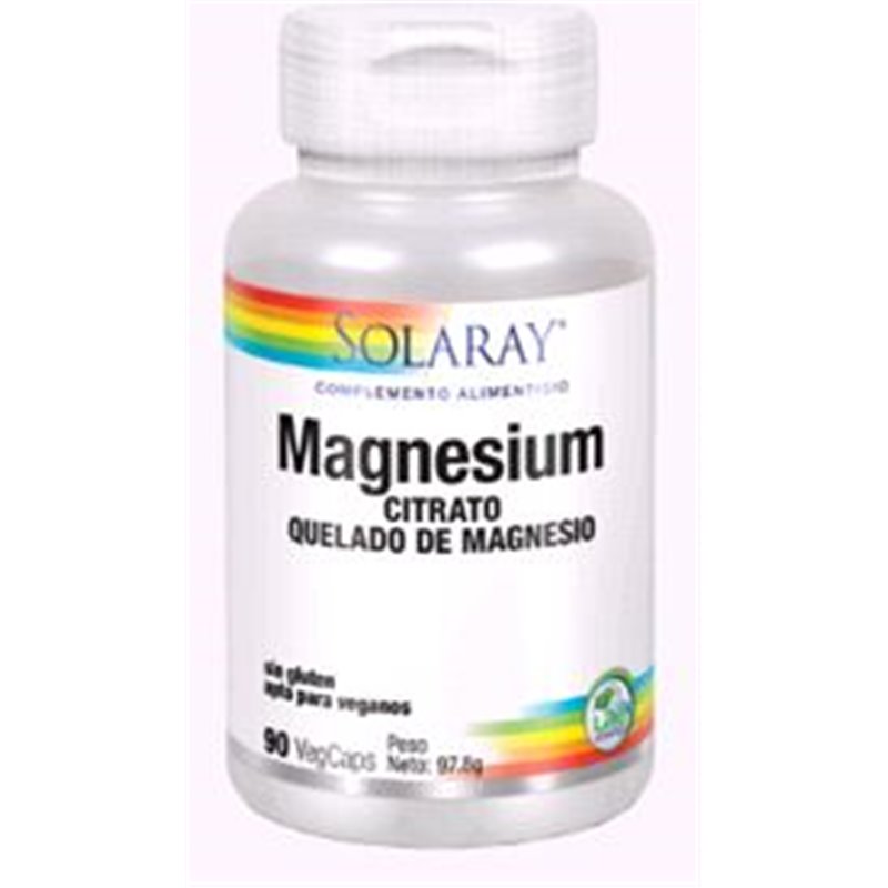 Solaray Magnesium 133 Mg 90 Vcaps - unisex