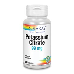 Solaray Potasio Citrato 99 Mg 60 Caps - unisex