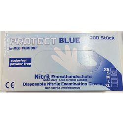 Protect Blue Guantes de Nitrilo 200 unidades talla S - unisex