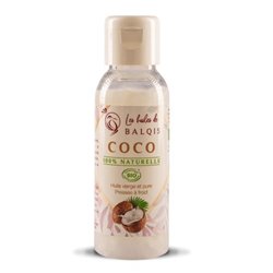 Les Huiles De Balquis Coconut 100% Organic Virgin Oil 50ml - unisex