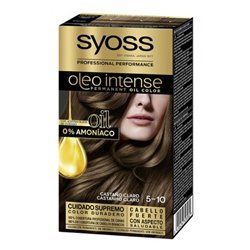 Syoss Oleo Intense Permanent Hair Color 5-10 Light Brown - unisex - Teknashop Ltd