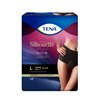 Tena Silhouette Tall Black Panty L 8U - unisex