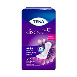 Tena Discreet Normal Night 10U - unisex