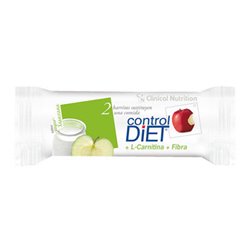 Control Diet Yoghurt Apple Bars 24 Units - unisex