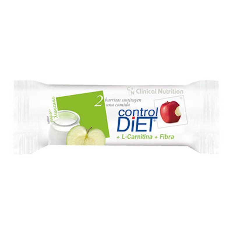 Control Diet Yoghurt Apple Bars 24 Units - unisex