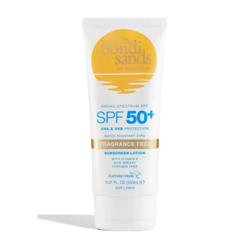 Bondi Sands Body Sunscreen Lotion Fragance Free Spf50+ 150ml - unisex - Teknashop Ltd