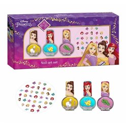 Disney Princess Nail Art Set 4 Pieces - unisex