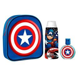 Captain America Eau De Toilette Spray 50ml Set 3 Pieces - unisex