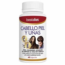 Best Diet Hair Skin And Nail Care 60 Caps - unisex