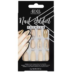 Ardell Nail Addict Nude Jeweled False Nails - unisex