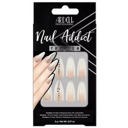 Ardell Nail Addict Nude Light Crystal False Nails - unisex - Teknashop Ltd