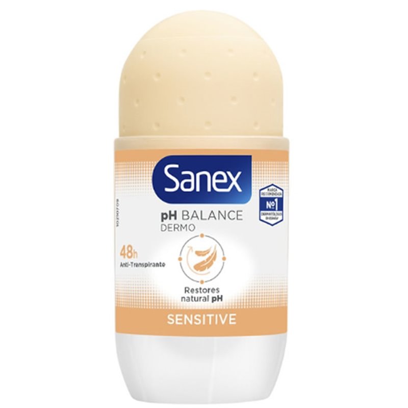 Sanex Ph Balance Dermo Sensitive Deodorant Roll On 50ml - unisex - Teknashop Ltd