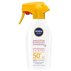 Br Nivea Sensitive F50 Pistola 270 Antialergias Solares - unisex