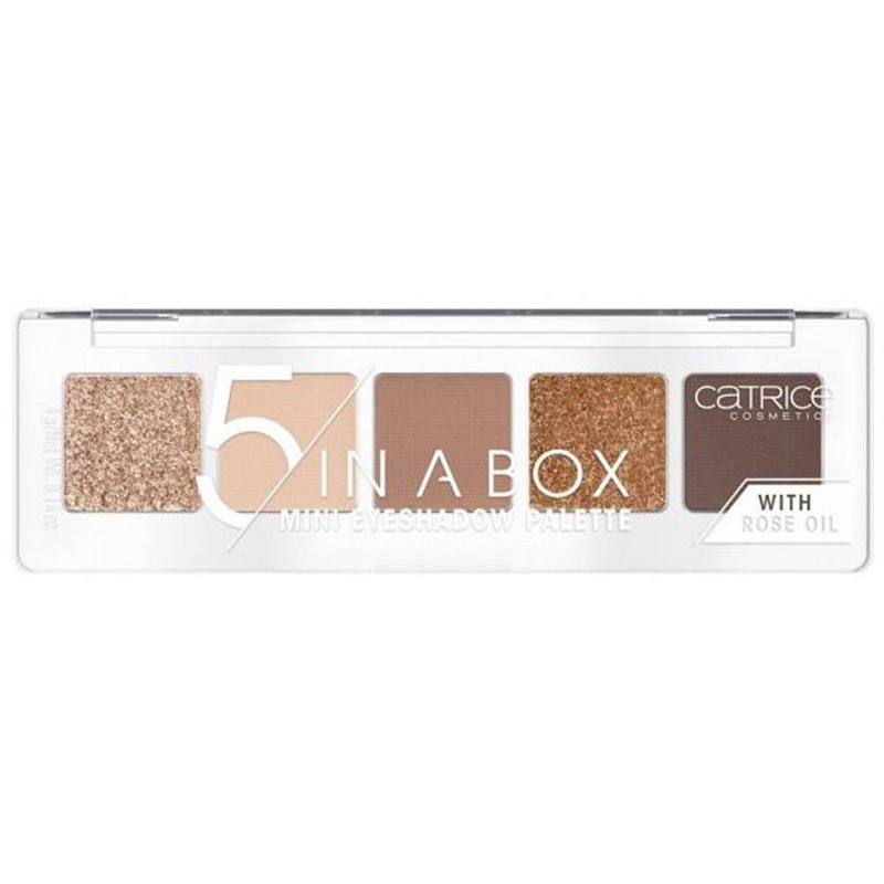 Catrice 5 In A Box Mini Eyeshadow Palette 010-Golden Nude Look - unisex