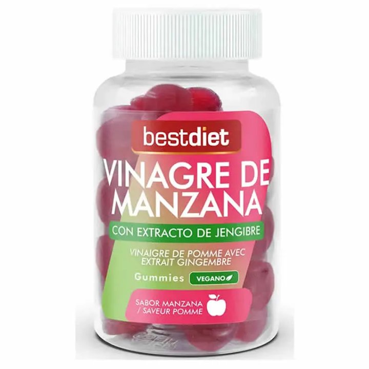 Best Diet Apple Vinegar 60 Gummies - unisex - Teknashop Ltd