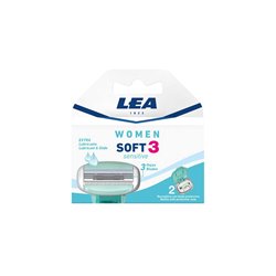 Lea Recambios Woman Soft3 Sensitive 2un - unisex - Teknashop Ltd