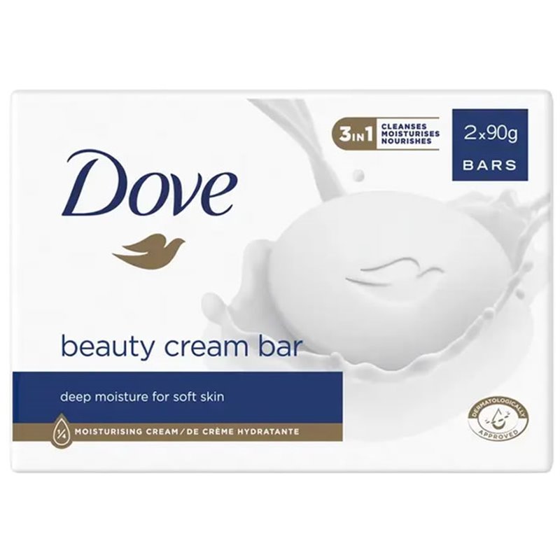 Dove Beauty Cream Bar 2X90g - unisex