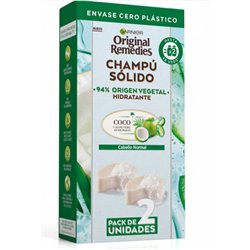 Garnier Original Remedies Champú Sólido Cabello Normal 2 x 60g - unisex - Teknashop Ltd