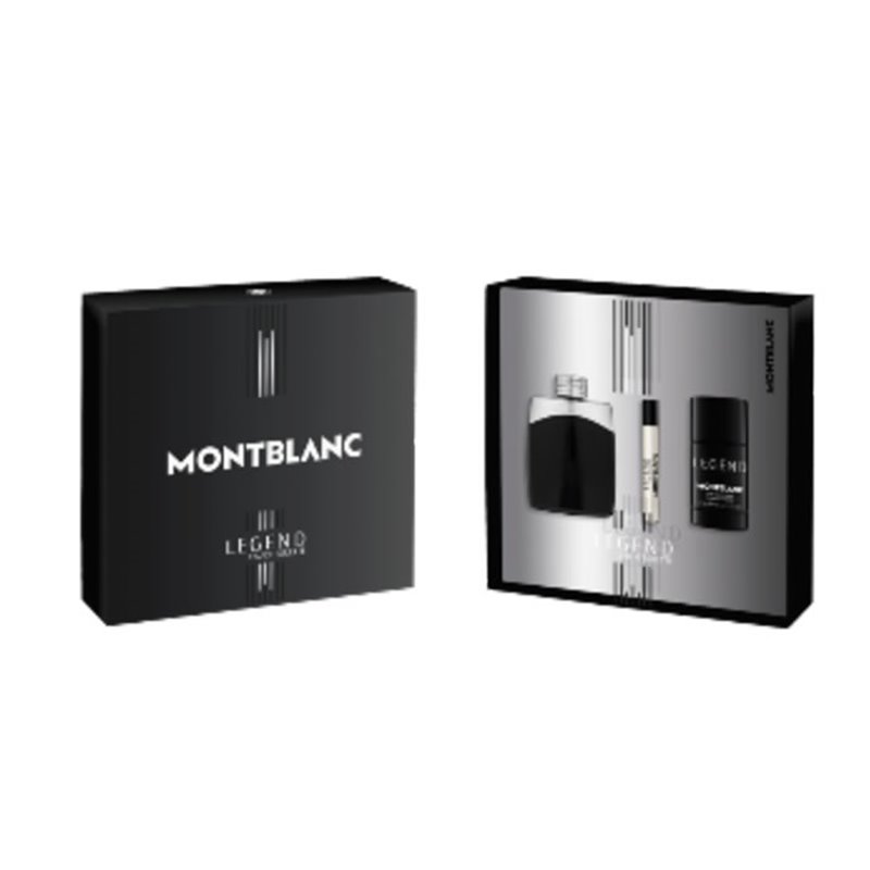 Montblanc Legend Eau De Toilette Spray 100ml Set 3 Pieces - unisex