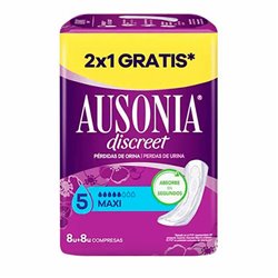 Ausonia Discreet Sanitary Towels Maxi Urinary Incontinence 16 Units - unisex