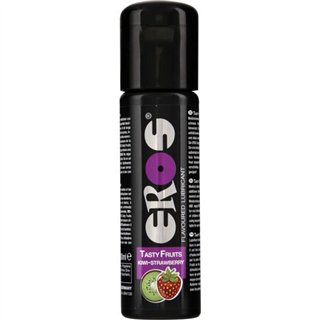 EROS - TASTY FRUITS FLAVOURED LUBRICANT KIWI-STRAWBERRY 100 ML - D62-41120 - Teknashop Ltd