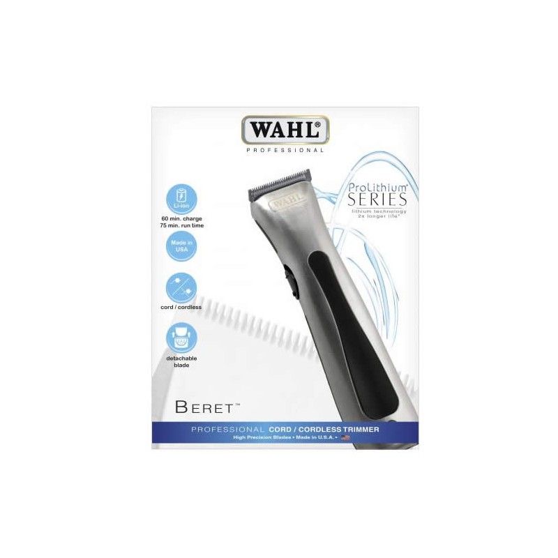 Wahl Lithium Ion Beret Professional Cord/Cordless Trimmer - unisex