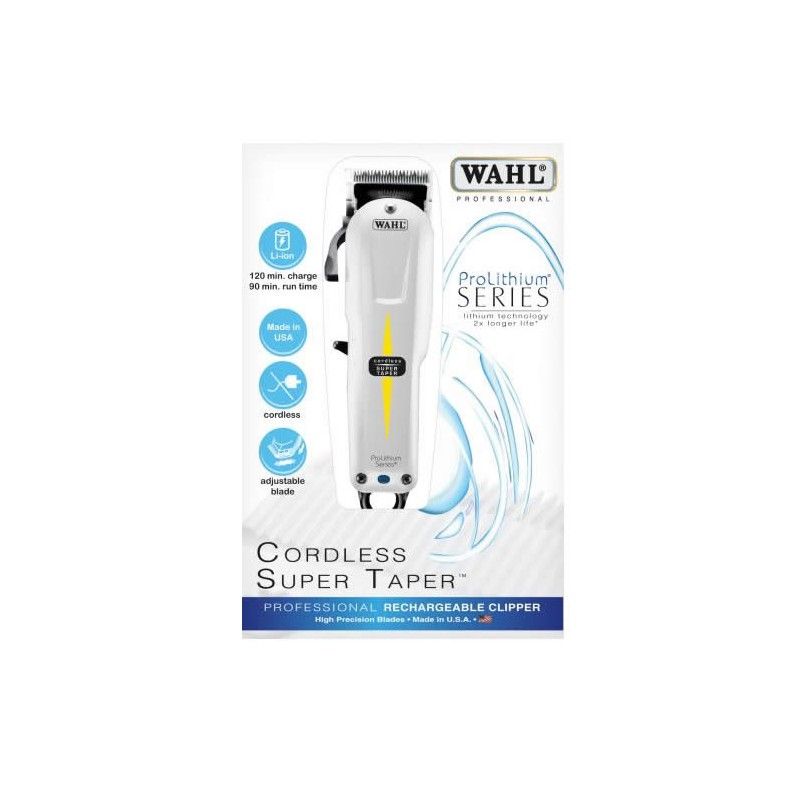 Wahl Super Taper Powerful Heavy Duty Cordless Clipper - unisex