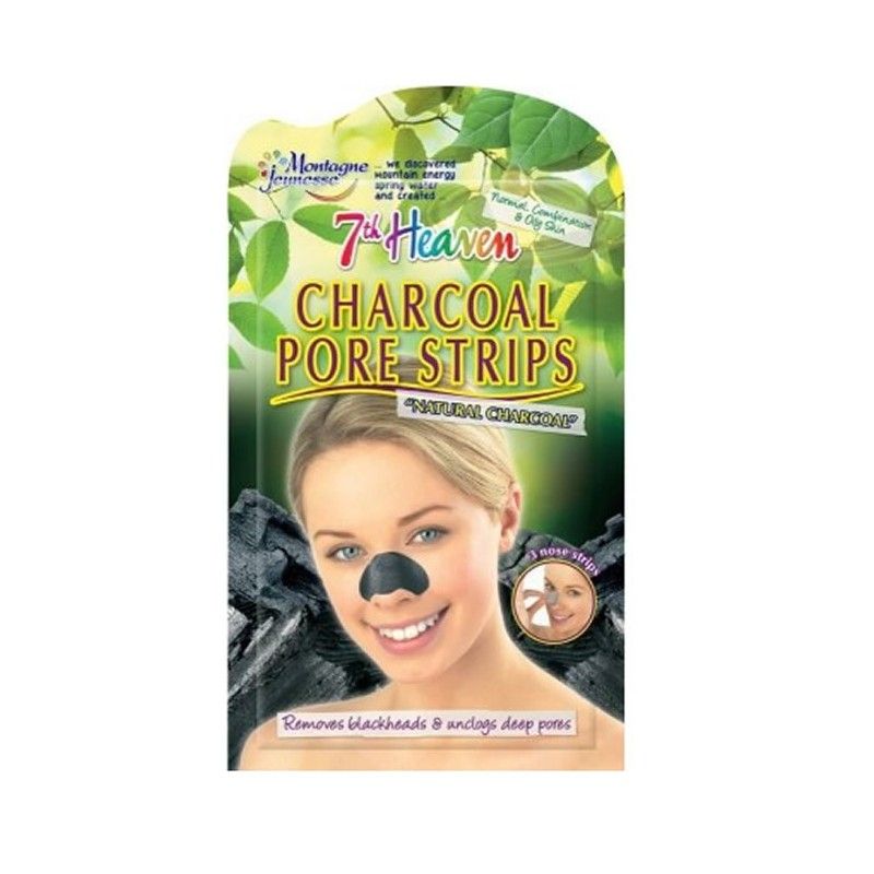 Montagne Jeunesse Charcoal Pore Strips 3 Units - unisex