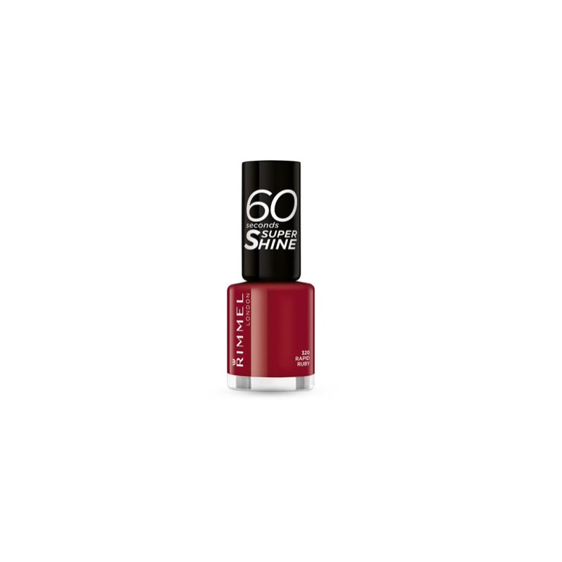 Rimmel 60 Seconds Super Shine 320 Rapid Ruby - unisex