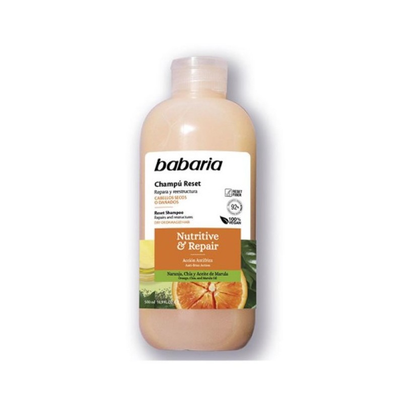 Babaria Reset Nutritive & Repair Shampoo 500ml - unisex - Teknashop Ltd