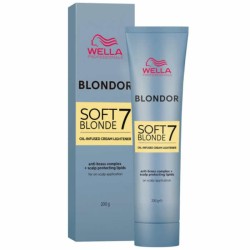 Wella Blondor Soft Blonde 7 Oil Infused Cream Lightener 200g - unisex