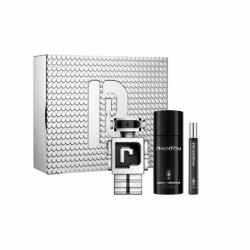 Paco Rabanne Phantom Eau De Toilette Spray 100ml Set 3 Pieces - man