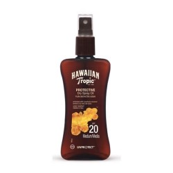 Hawaiian Tropic Protective Dry Spray Oil Spf20 Medium 200ml - unisex