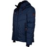 Marck II padded winter coat men dark blue size XL