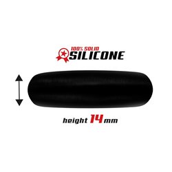 Cock Ring Solid Silicone 4.2 cm Black