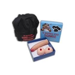 Cook Hat Box Set, Tit Brooch and Stimulator