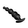 Anal Bubble Plug Black Silicone