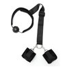 Set Mouthgag with Cuffs Black