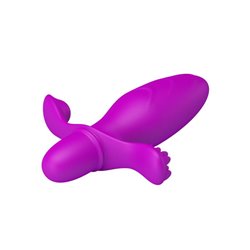 Butt Plug with Vibration Fitch Purple