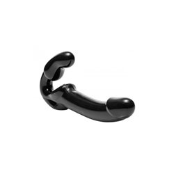 Revolver Strapless Strap On G-Spot Dildo Black