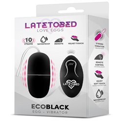 Ecoblack Vibrating Egg with Remote Control