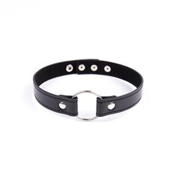 Collar with Hoop Adjustable 38,2 cm Black