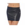 Leather Mini Skirt with Zipper