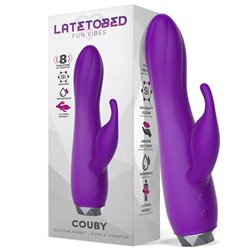 Couby Silicone Rabbit Purple Vibrator