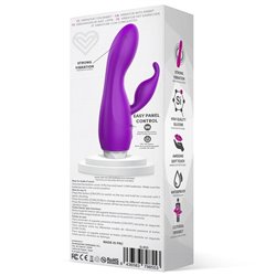 Couby Silicone Rabbit Purple Vibrator