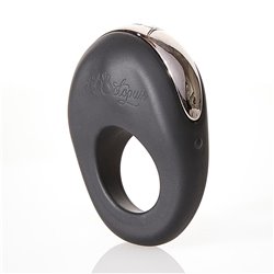 Vibrating Penis Ring Atom Black