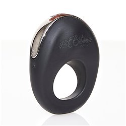 Vibrating Penis Ring Atom Black