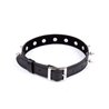 Collar with Spikes Adjustable 43 cm Black