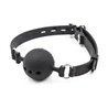 Silicone Breathable Ball Gags 4,5 cm Size M Black